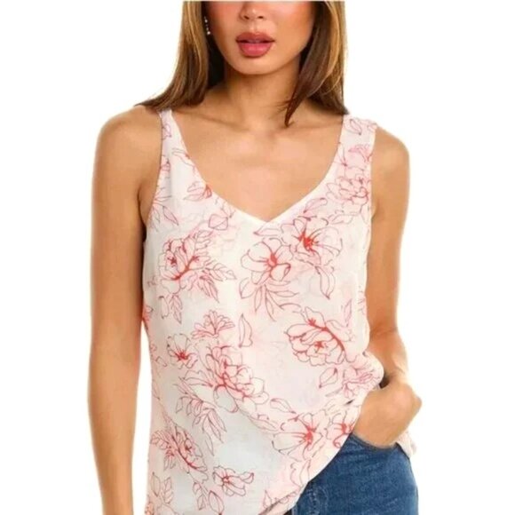 CAbi Tops - Cabi Floral Print Sleeveless M Top